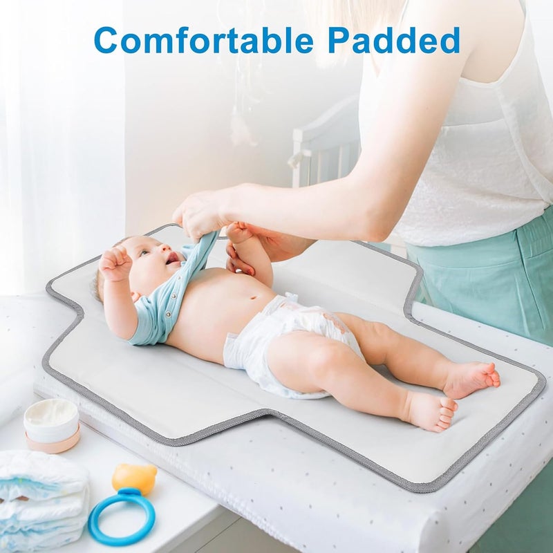 accmor Portable Diaper Changing Pad, Waterproof Baby Changing Mat, Foldable Travel Diaper Changing Pads for Baby - Image 3